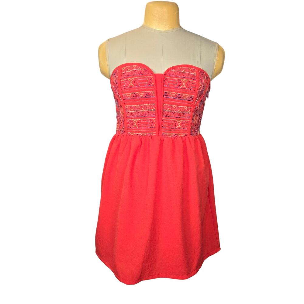 Staring at Stars Womens L Mini Dress Embroidered Festival Boho Urban Outfitters‎